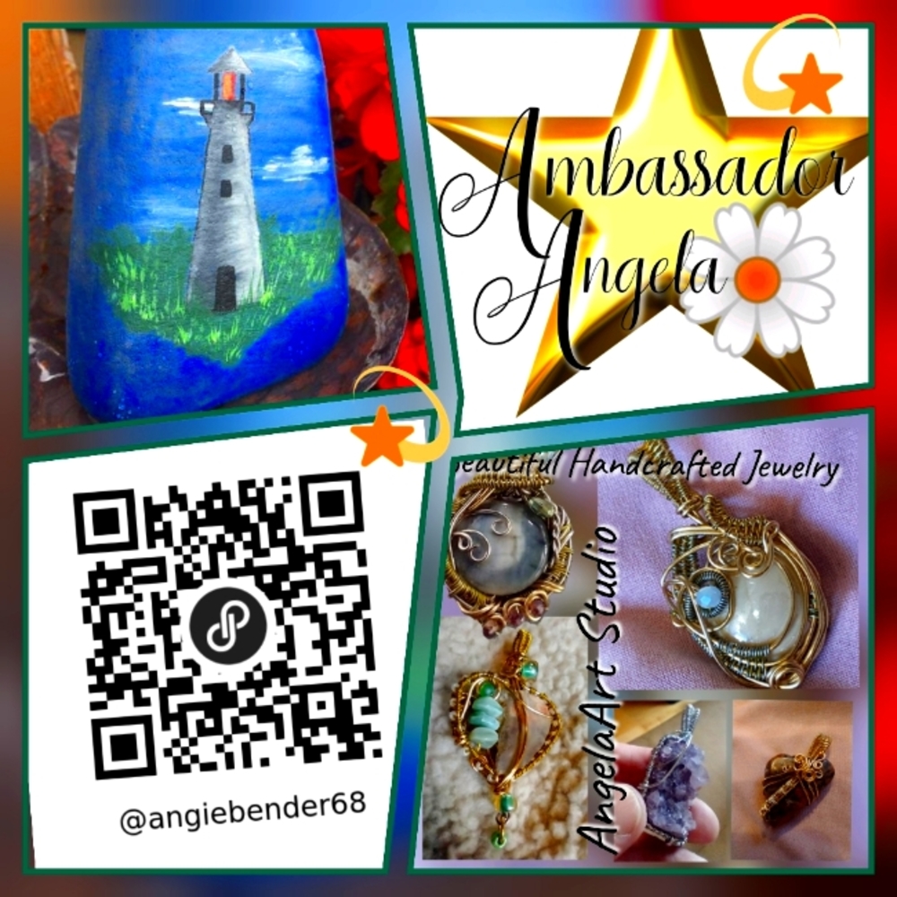 Hand Crafted Jewelry & Artwork Use my QR Code & Check out my Posh Closet!